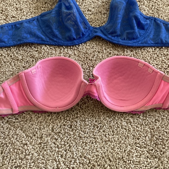 34A Gap Bra Bundle of 3 Includes Victoria Secret Strapless - Picture 6 of 8